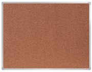 Korková nástenka boardOK v hliníkovom ráme, 1200 x 900 mm, eloxovaný rám