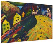 Obraz - Vasily Kandinsky, Houses at Murnau, reprodukcia (90x60 cm)