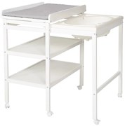 Biely prebaľovací pult Style grau – Roba