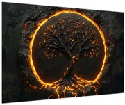 Obraz – Strom života v láve II. (90x60 cm)