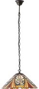 Endon 64162 - Závesný luster Tiffany HECTOR na reťazi 1xE27/60W/230V pr. 40 cm
