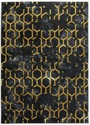 Koberec FESTIVAL 2296A zlatý / čierný