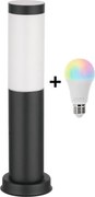 Brilagi - LED RGBW Vonkajšie svietidlo 1xE27/9W/230V 40 cm IP44 čierna
