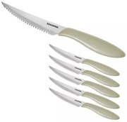 Tescoma Nôž steakový PRESTO 12 cm, 6 ks, béžová