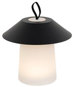 Stolná lampa čierna vrátane LED 3-stupňový stmievač nabíjateľná - Ivan