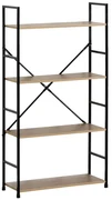 Regál GD-224 OAK Stor, 4 police, 58,5 x 23,5 x 112,5 cm