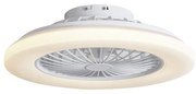 Stropný ventilátor biely 48,5 cm vrátane LED stmievateľný s diaľkovým ovládaním - Clemo