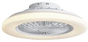 Stropný ventilátor biely 48,5 cm vrátane LED stmievateľný s diaľkovým ovládaním - Clemo