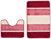 Sada kúpeľňových koberčekov MULTI B5016 grécky, červený