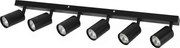 Toolight Toolight, JNH031-6C, stropné bodové svietidlo, 6× GU10, 75 cm, čierna, OSW-56220