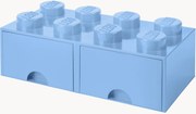 LEGO úložná zásuvka Brick, 8 gombíkov