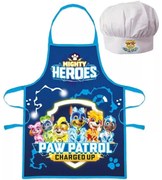 Chlapčenská zástera s kuchárskou čiapkou Tlapková patrola - Paw Patrol - motív Charged Up