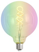 Inteligentné stmievateľné LED žiarovky E27 G125 RGBW 4W 250lm 2700K