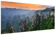 Obraz - Národný lesný park Zhangjiajie (120x50 cm)