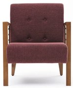 Kreslo Kemer Claret Red