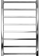 Kúpeľňový rebríkový radiátor TOKIO 174W/230V 80x53 cm nerez/lesklý chróm