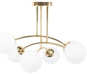 Toolight Toolight, stropné svietidlo 6xE27 APP1577-5C, zlatá lesklá, OSW-03605