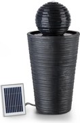 Blumfeldt Liquitorre XL, solárna fontána, 200 l/h, solárny panel, 2 W, akumulátor, LED, polyresin