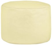 Taburetka Cilindro Krémová ekokoža