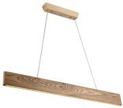 LED Luster na lanku LED/24W/230V 3000K hnedá