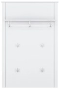 Vešiakový panel 80 cm Otis 80 (biela). Vlastná spoľahlivá doprava až k Vám domov. 1065256