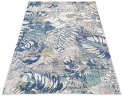 Koberec DENVER G059A FAA biely, tmavomodrý