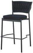 Barová Stolička Glamour 12514 čierna
