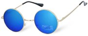 Sunmania Modré zrkadlové okuliare Lenonky 88379712