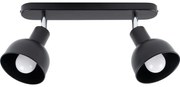 Sollux SL.1317 - Bodové svietidlo ELBA 2xE27/15W/230V čierna