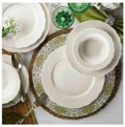 Jedálenská súprava 24 ks biela/porcelán