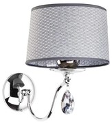 Jupiter 1607 - EG K CH - Nástenné svietidlo EGIDA 1xE27/60W/230V šedá