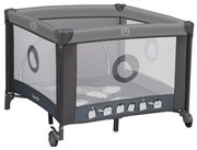 Lionelo - Hracia ohrádka BONNIE Sivá Scandi