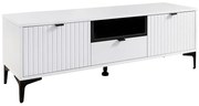 TV Stolík Fabio 2D1S doska biela