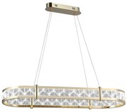 LED stmievateľný závesný luster na lanku ENRIQUE LED/50W/230V 3000-6000K + diaľkové ovládanie