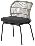 Stolička s textilným výpletom