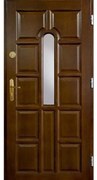 Dvere vchodové WZ 2 90P orech tmavý
