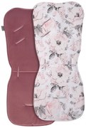 Vulpi Obojstranná podložka do kočíka Velvet Roses