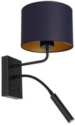 Luminex Nástenná lampa ARDEN 1xE27/60W+1xG9/8W/230V fialová/zlatá LU3563