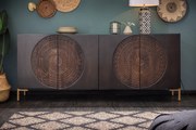 Luxusná komoda z masívu Mandala Mango 177cm