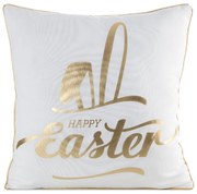 VEĽKONOČNÁ DEKORAČNÁ OBLIEČKA NA VANKÚŠ EASTER41 45X45 CM VZOROVANÁ