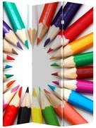 Paraván - Pastelky (126x170 cm)