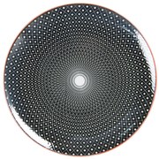 Čierny jedálenský tanier Blackin - Ø 26 cm