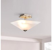 Flambeau STAR-F-S-DS - Stropné svietidlo STAR 2xE27/40W/230V zlaté