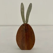 Zajac drevo uši smalt 23,5 cm