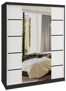 Šatníková skriňa SERENITY 133 cm biely mat ME SERENITY SZP6/0/B/W/0/HIAL