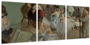 Obraz - Edgar Degas, The Dance Class, reprodukcia (s hodinami) (90x30 cm)