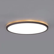 LED kúpeľňové svietidlo so senzorom NIVERA LED/12W/230V IP54 pr. 22,5 cm čierne + DO