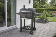 Multifunkčný gril na drevené uhlie BestBerg BBBQ-11B / 54 x 42,5 cm / čierna