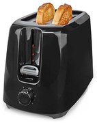 Nedis KABT150EBK - Hriankovač s dvoma otvormi 700W/230V čierna