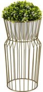 HowHomely Stojan na kvety 50x26 cm zlatá HH-ML-16-G